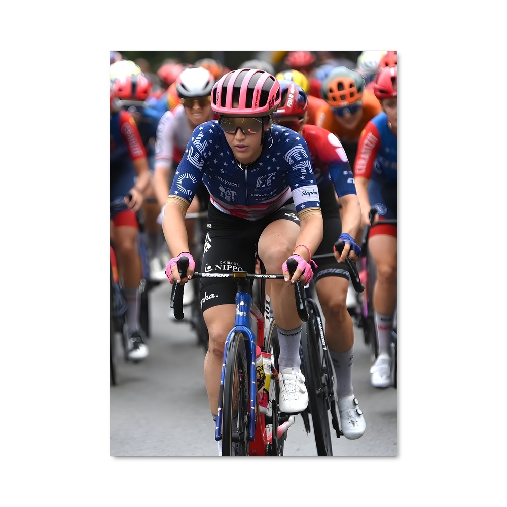 Poster Kristen faulkner – affiche Cyclisme